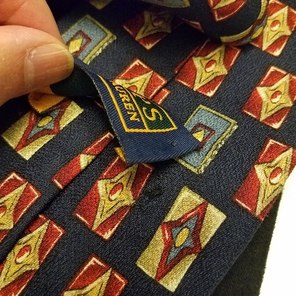 2 Men's Ties Brooks Brothers Chaps Ralph Lauren - Picture 4 of 4